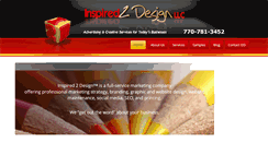 Desktop Screenshot of inspired2design.com